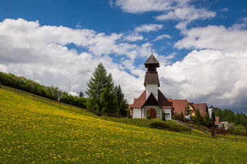 Church in Niedzica-Castle, Malopolskie, Poland