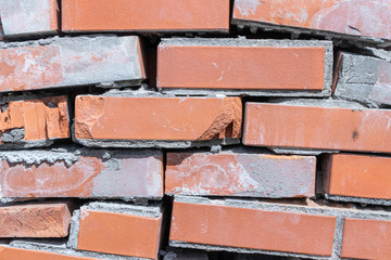 Obraz premium Wall from old bricks can use as background