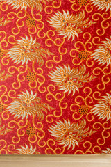 Traditional batik with floral style