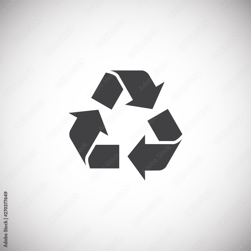 Poster garbage related icon on background for graphic and web design. simple illustration. internet concept