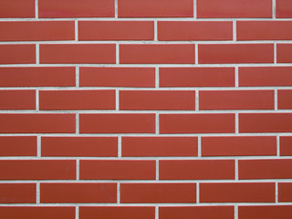 Clean brick wall texture.