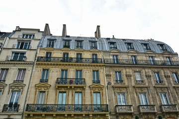 Fototapeta na wymiar urban architecture in the center of Paris, France