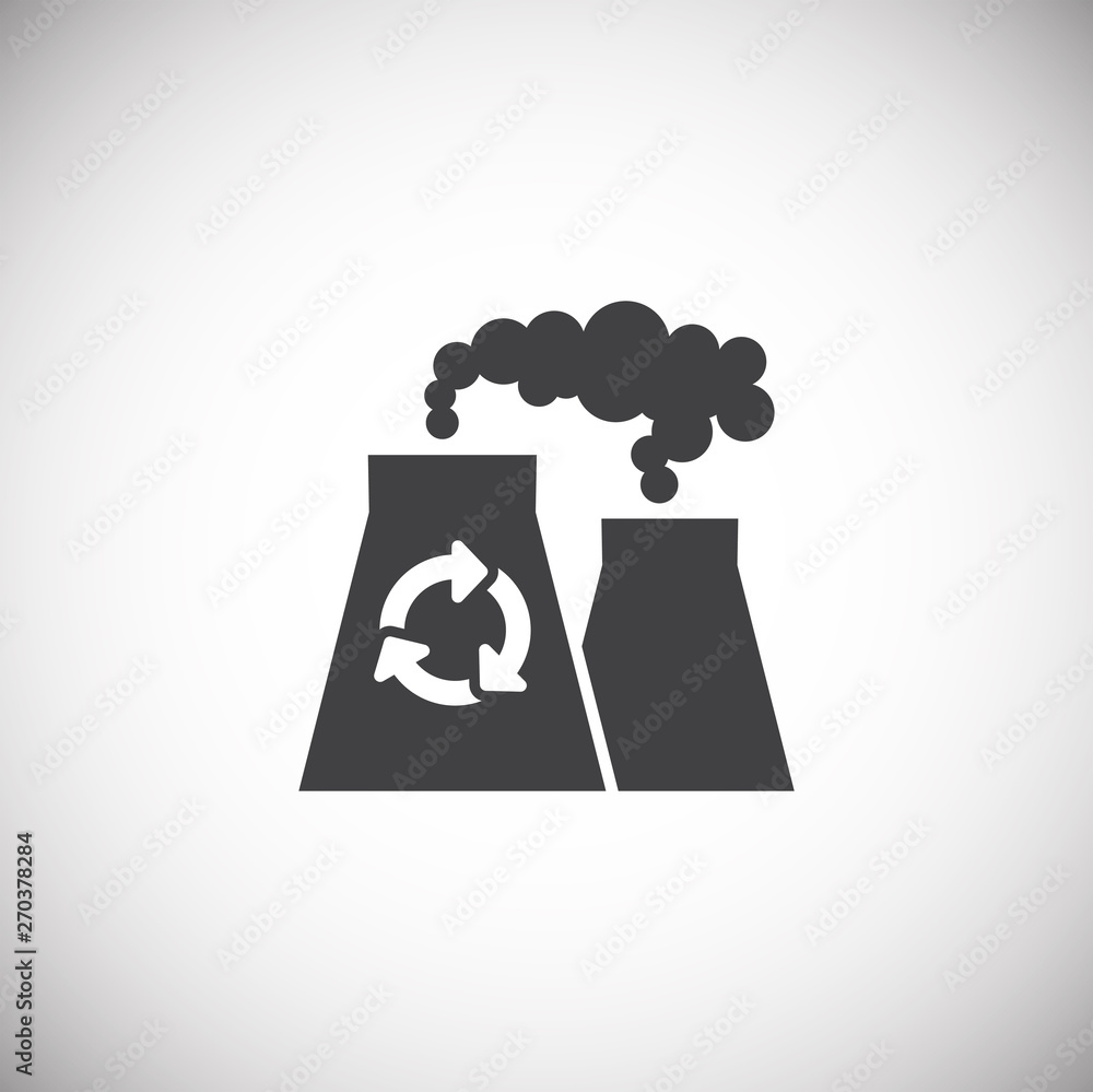 Poster garbage related icon on background for graphic and web design. simple illustration. internet concept