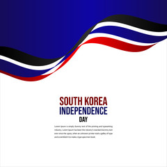 South Korea Independence Day Celebration Vector Template Design Illustration