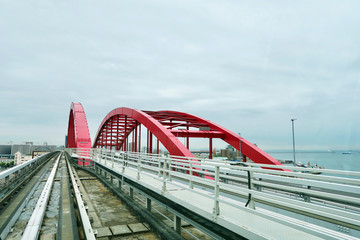 神戸大橋（ポートライナーからの景色）