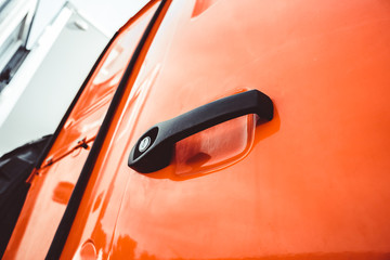 Truck doors at the exhibition