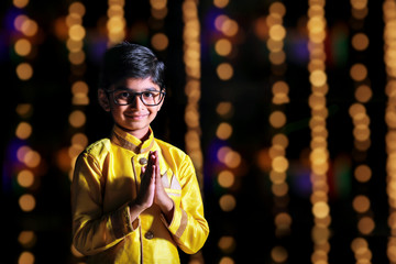 Cute indian Child Wearing traditional cloth