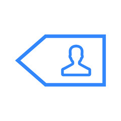 user tag icon