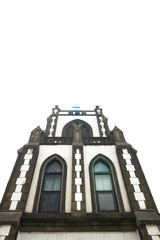 An old church in a city