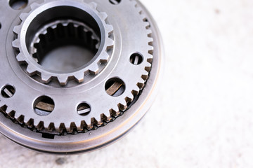 Mechanical tools for auto service and car repair. isassemble engine block vehicle. Motor capital...