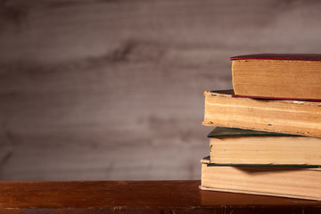 Set of old book with opened sheets