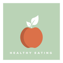 HEALTHY EATING FLAT ICON