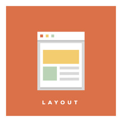 LAYOUT FLAT ICON