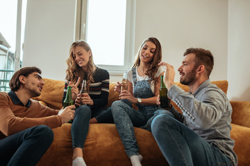 Enjoying weekend with crew