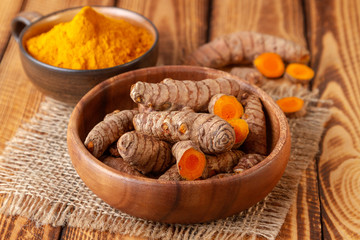 turmeric in close up