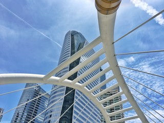 Naklejka premium Bangkok Sathorn Skywalk