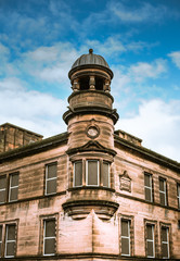 Fototapeta na wymiar Typical buildings of Edinburgh made of stone