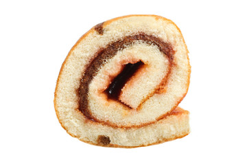 sweet roll with jam