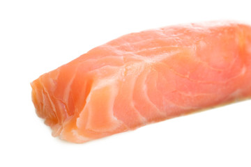 raw red fish fillet of salmon or trout