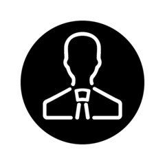 business man profile icon