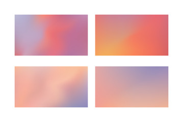 Fototapeta premium Abstract colored blurred gradient mesh background