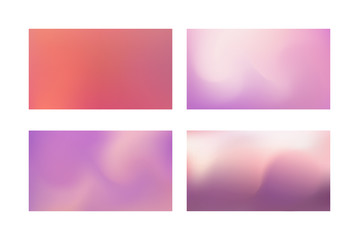 Naklejka premium Abstract red gradient mesh background