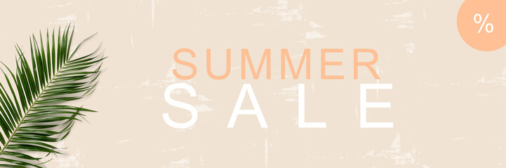 Summer Sale  / Textfreiraum / Banner