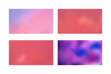 Fototapeta premium Abstract pink blurred gradient mesh background