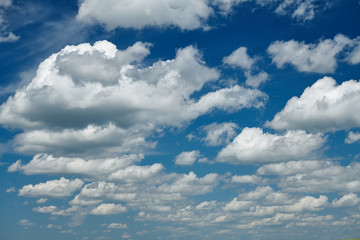 beautiful clouds in the sky at day
