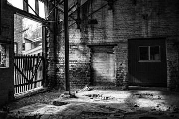 abandoned factory building