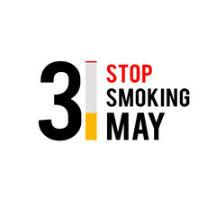 World No Tobacco Day Celebration Vector Template Design Illustration