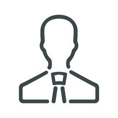 business man profile icon
