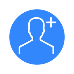 user profile add icon