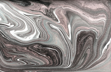 Obraz premium Pale marbling pattern. Simple marble liquid texture.