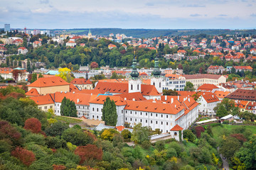 Fototapeta na wymiar Strahov Monastery in Prague, Czechia