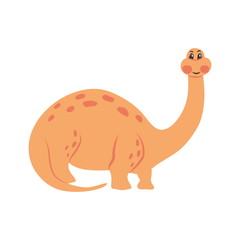 Dinosaur brachiosaurus cartoon