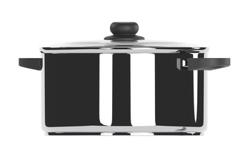 Realistic 3d Render of Cooking Pot