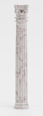 Obraz premium Realistic 3d Render of Corinthian Column