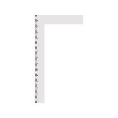 illustration of a DIY tool steel square.