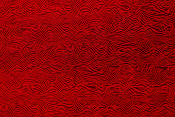 Abstraktes wellenförmiges filigranes rotes Muster