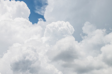 Obraz premium blue sky with white clouds
