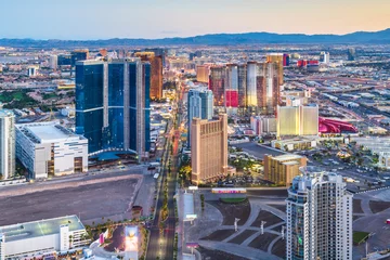 Gordijnen Las Vegas, Nevada, USA Skyline © SeanPavonePhoto