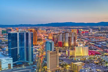 Selbstklebende Fototapete Las Vegas Skyline von Las Vegas, Nevada, USA