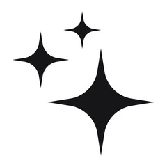 Obraz premium Shine icon, Clean star icon