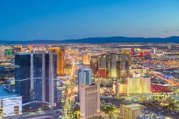 Tuinposter Skyline van Las Vegas, Nevada, VS © SeanPavonePhoto