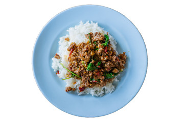 Fried Stir Basil with Minced pork
