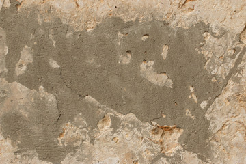 old wall with old plaster as background