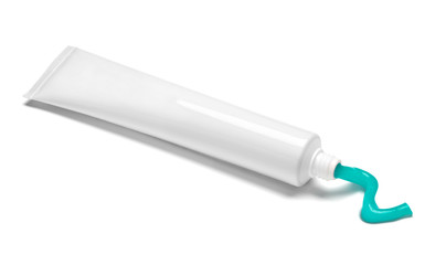 toothpaste white tube hygiene health care