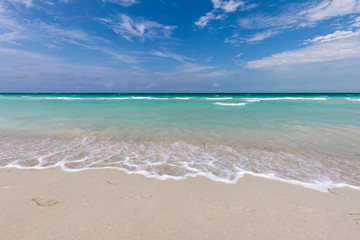 Fototapeta na wymiar Strand auf Varadero, Kuba