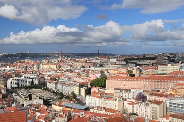 Naklejka na ściany i meble Lisbon city